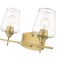 Z-Lite Joliet 2 Light Vanity, Olde Brass & Clear 473-2V-OBR - alternate 7
